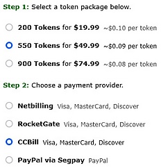 MyFreeCamsのトークン購方法一覧
